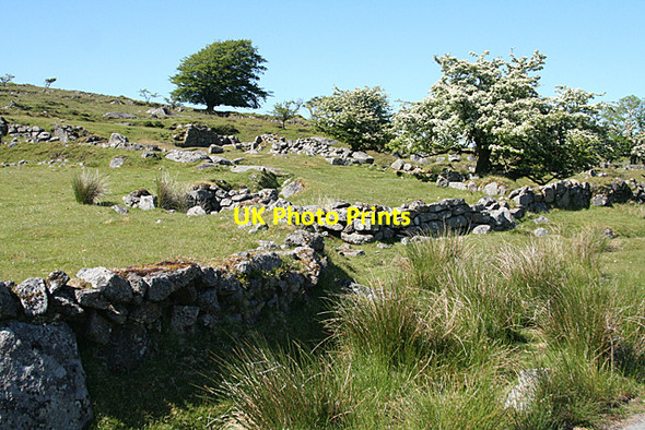 Photo 6"x4" Dartmoor Forest: Whiteworks tin mine Princetown\/SX5873 c2010