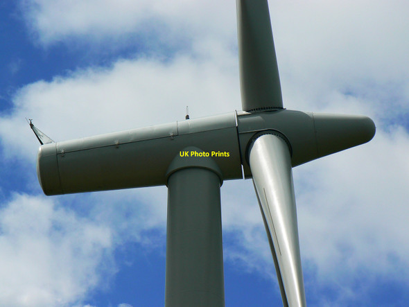 Photo 6"x4" Turbine 1 hub, Westmill Wind Farm, Watchfield Watchfield\/SU2490 c2010