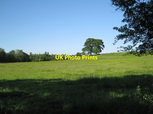 Photo 6"x4" Rising ground west of Pinley Farm Little Shrewley c2010