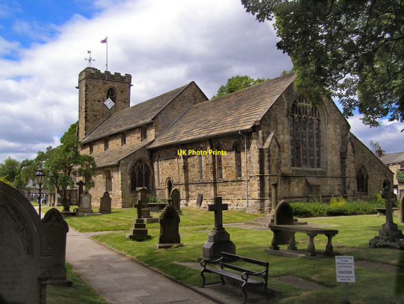 Photo 6"x4" The Parish Church of St Mary & All Saints, Whalley Whalley c2010