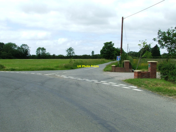 Photo 6"x4" Road  Junction Kenton Corner c2010