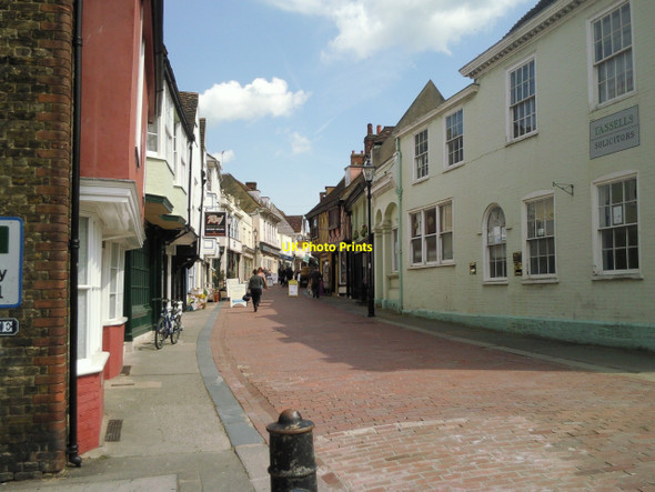 Photo 6"x4" Looking up West Street, Faversham Faversham c2010