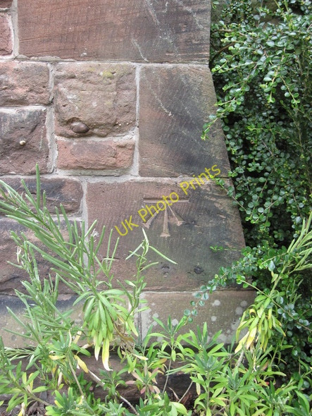 Photo 6"x4" Bench mark on Saltney Christian Centre, Hough Green Chester c2009
