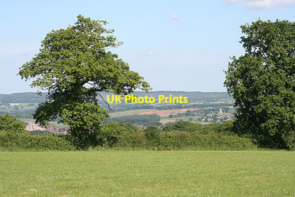 Photo 6"x4" Holcombe Rogus: above Duddiscombe Bottom Hockworthy c2010