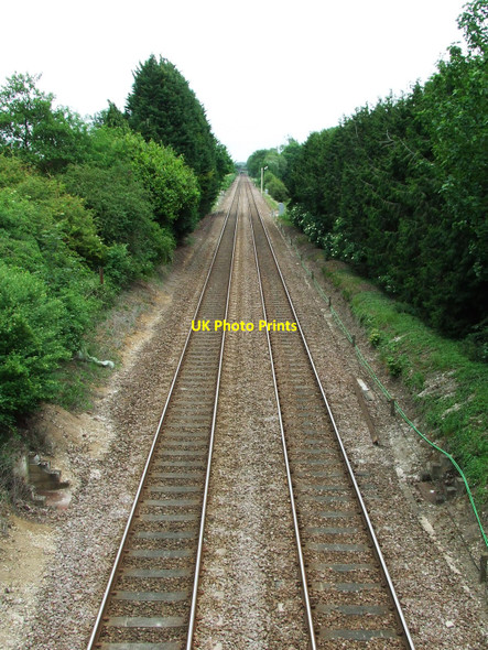Photo 6"x4" Straight Lines Kennet End c2010