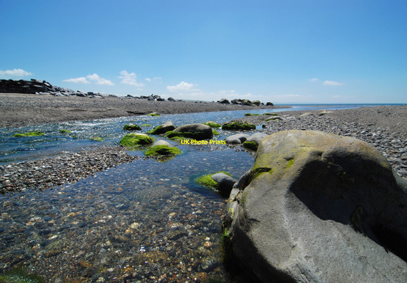 Photo 6"x4" Afon Dysynni meets the sea Bwlch\/SH5705 c2010
