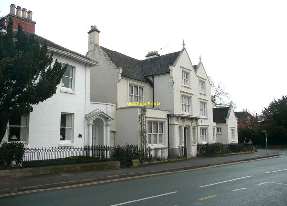 Photo 6"x4" Two houses north of the war memorial, Barton under Needwood Barton Green c2009