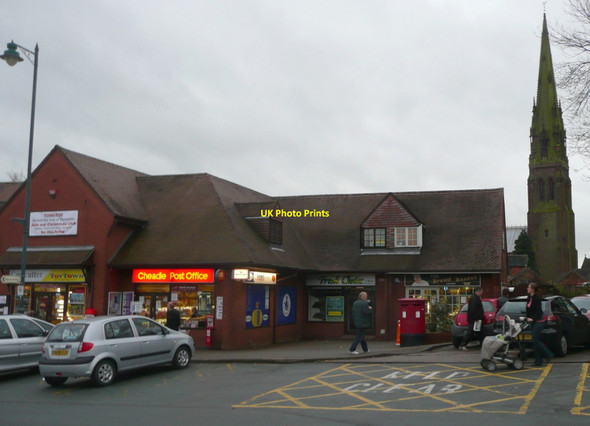 Photo 6"x4" Post office, Cheadle Cheadle Park c2009
