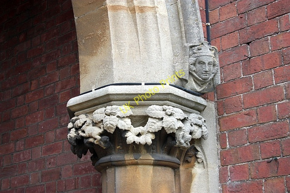 Photo 6"x4" Stonework,  Beauchamp Community clock tower Great Malvern c2009 P1