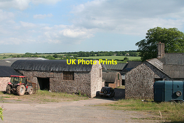 Photo 6"x4" Hockworthy: Stallenge-Thorne farm Staple Cross\/ST0320 c2010