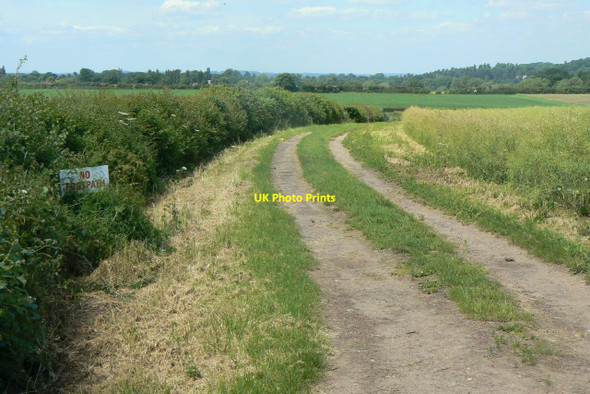 Photo 6"x4" Farm track near Barn Farm Bradmore\/SK5831 c2010