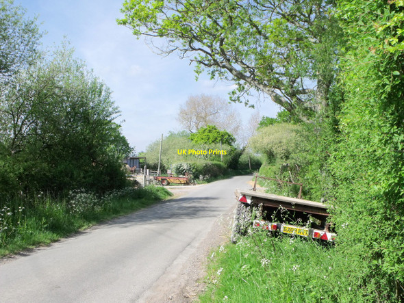Photo 6"x4" Road north of Polegate, East Sussex Summer Hill\/TQ5807 c2010