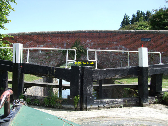 Photo 6"x4" Dun Mill Lock gates closeup Eddington\/SU3469 c2010