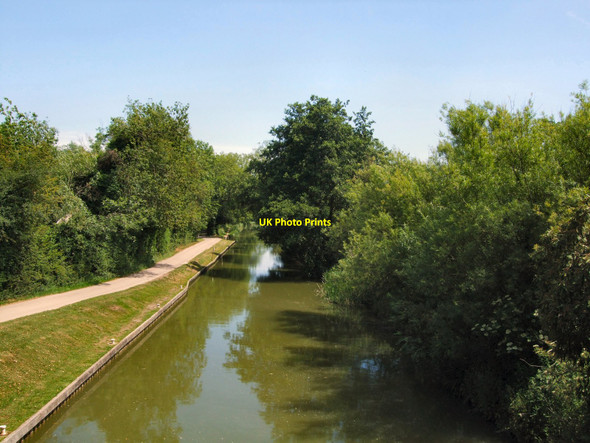 Photo 6"x4" Canal path near Wire Lock Avington\/SU3768 c2010