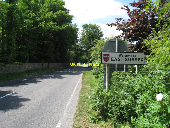 Photo 6"x4" Welcome to East Sussex Seacox Heath c2010