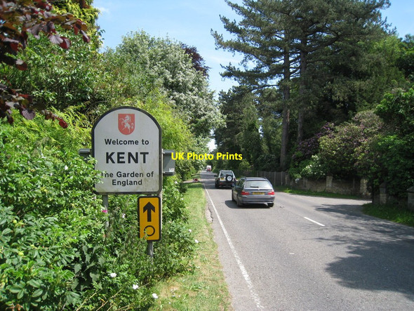 Photo 6"x4" Welcome to Kent Seacox Heath c2010
