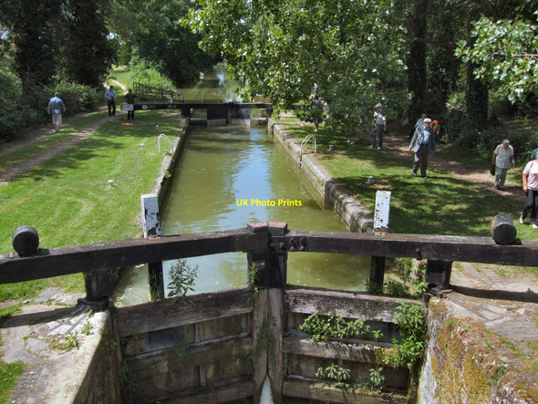 Photo 6"x4" Lock gate - Wire Lock Avington\/SU3768 c2010