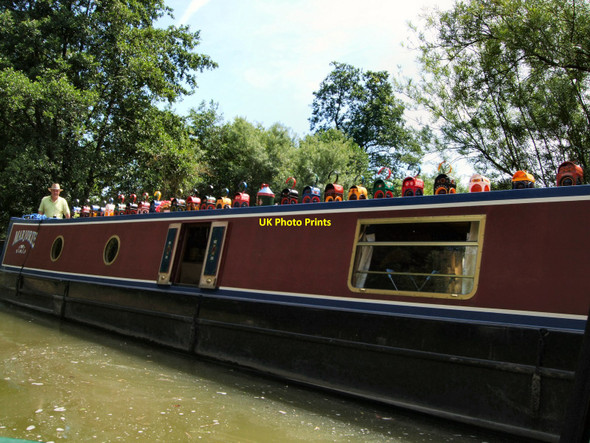 Photo 6"x4" Canal Narrowboat Avington\/SU3768 c2010