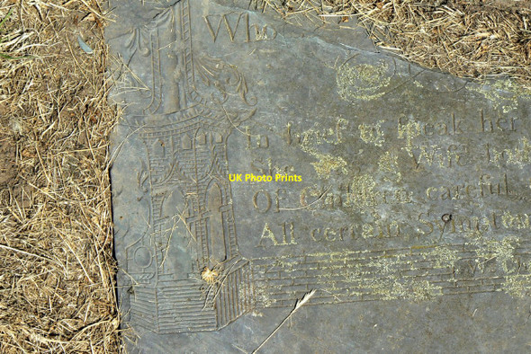 Photo 6"x4" Gravestone at Flawford Church Tollerton\/SK6034 c2010