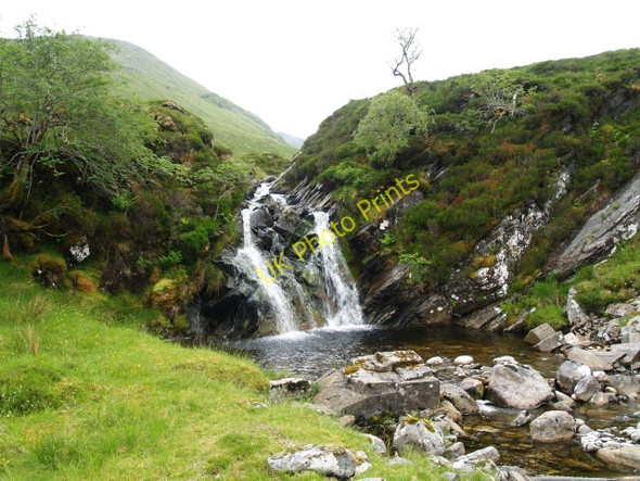 Photo 6"x4" Waterfall, An Crom-allt An Crom-allt\/NH1146 c2009