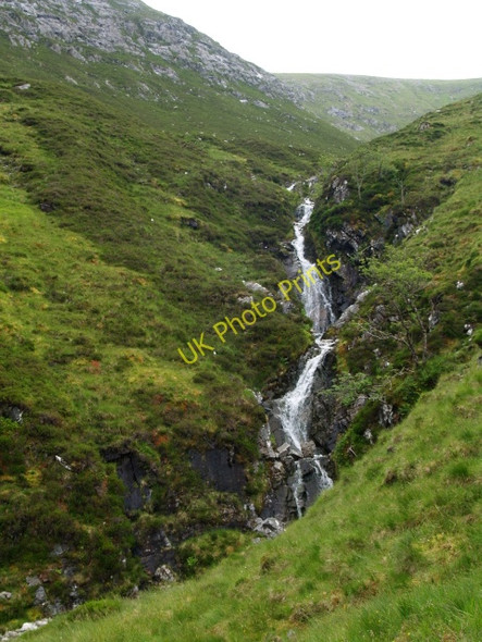 Photo 6"x4" Waterfall, Allt an Fhuar-thuill Bhig An Crom-allt\/NH1146 c2009