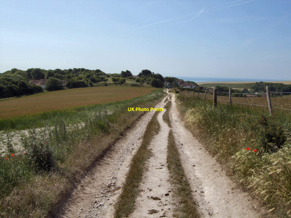 Photo 6"x4" Path to Ovingdean Ovingdean c2010