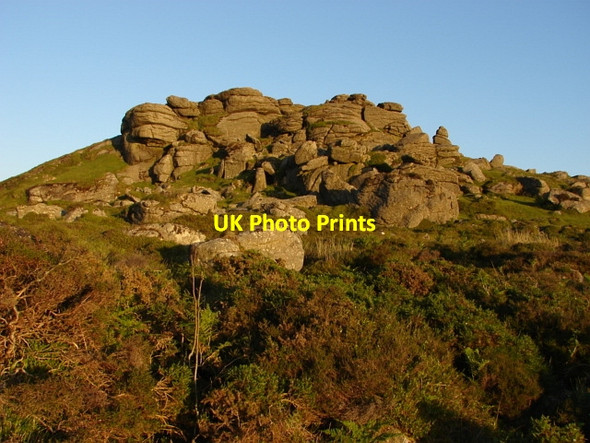 Photo 6"x4" Saddle Tor Lewthorn Cross c2010