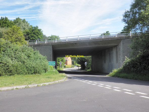 Photo 6"x4" Flyover, Upper Clatford Andover c2010