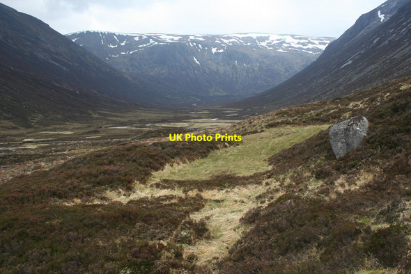 Photo 6"x4" Moraine, Glen Geusachan River Dee\/NN9894 c2010
