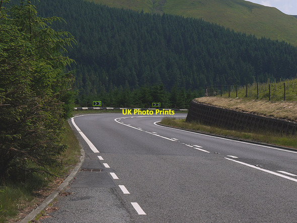Photo 6"x4" Bend on the A44 Pont Rhydgaled c2010