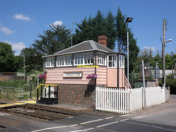 Photo 6"x4" Signal box, Crediton Crediton c2010