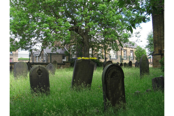 Photo 6"x4" Elsecar - school from churchyard Elscar c2010