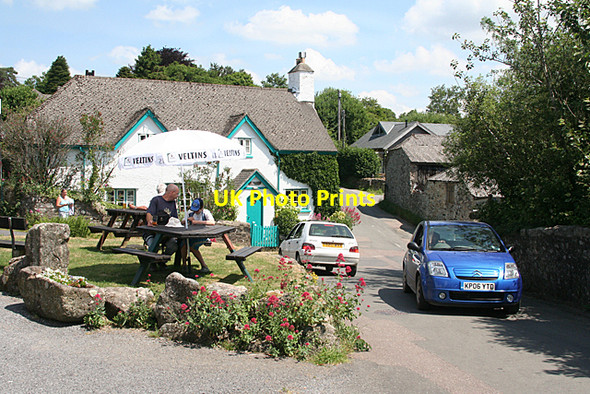Photo 6"x4" Holne: by the Church House Inn Holne c2010