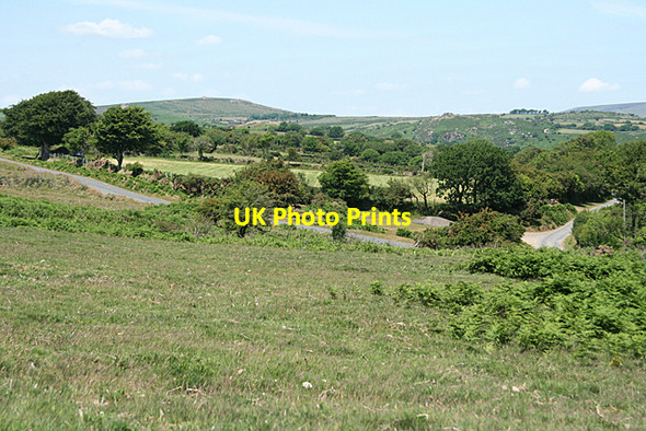 Photo 6"x4" Holne: lane to West Stoke Middle Stoke\/SX6970 c2010