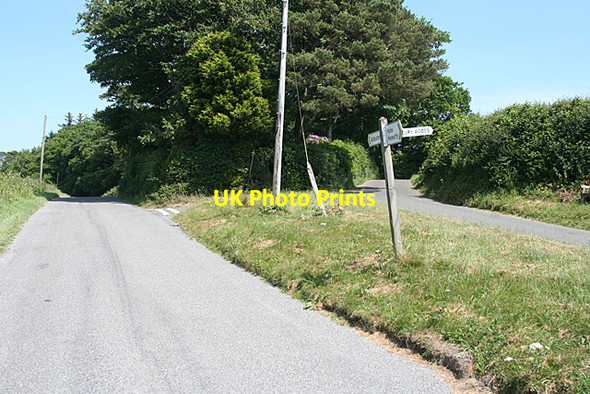 Photo 6"x4" Holne: the road to Ashburton Holne c2010