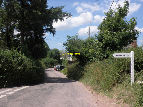 Photo 6"x4" Turning for Posbury Crediton c2010