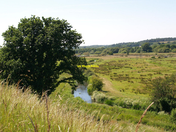Photo 6"x4" The River Piddle (or Trent) Flood Plain Wareham c2010