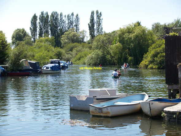Photo 6"x4" Boats on The River Frome above Abbots Quay Wareham c2010