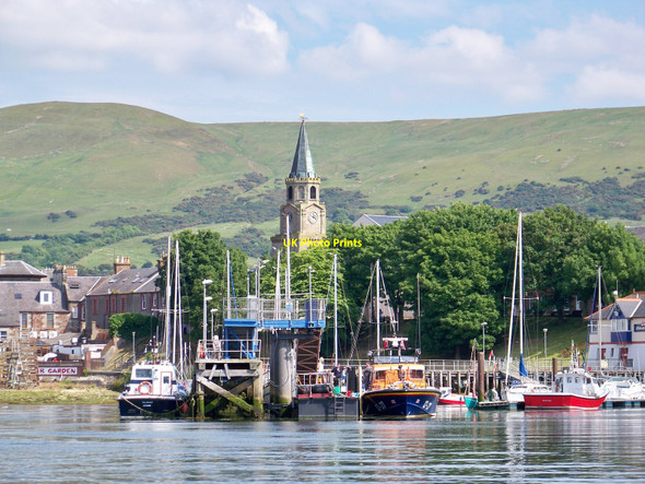 Photo 6"x4" Tranquil Girvan Harbour Girvan c2010