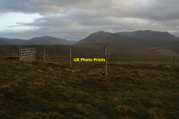 Photo 6"x4" Fence crossing into Pattack forest Allt Coire na Longairt c2010