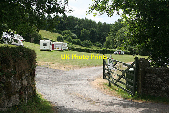 Photo 6"x4" Widecombe in the Moor: Cockingford camp site Higher Dunstone c2010