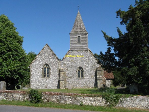 Photo 6"x4" West side of St James, the village church of Heyshott Heyshott c2010