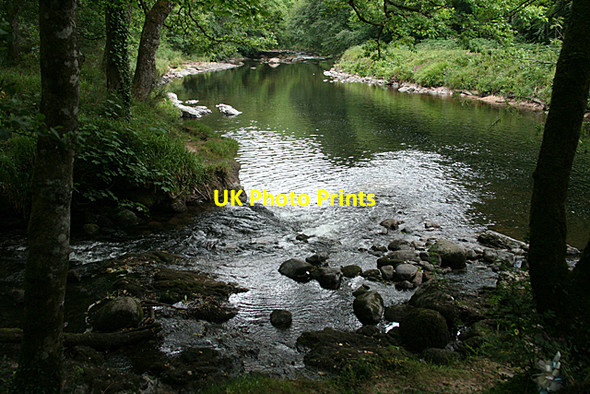 Photo 6"x4" Widecombe in the Moor: confluence Poundsgate c2010