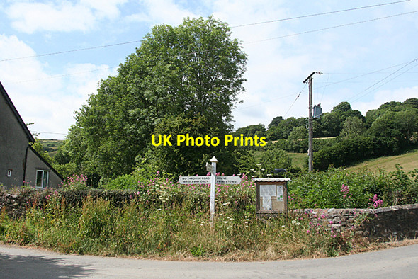 Photo 6"x4" Holne: signpost at Michelcombe Michelcombe c2010