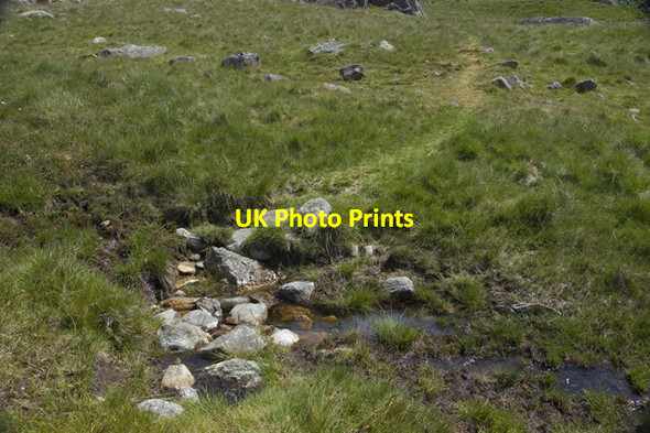 Photo 6"x4" Footpath across small beck above Foss How Seathwaite\/SD2296 c2010