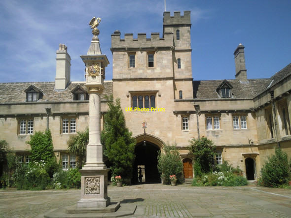 Photo 6"x4" The sundial in Front Quad at Corpus Christi College, Oxford Oxford\/SP5106 c2010