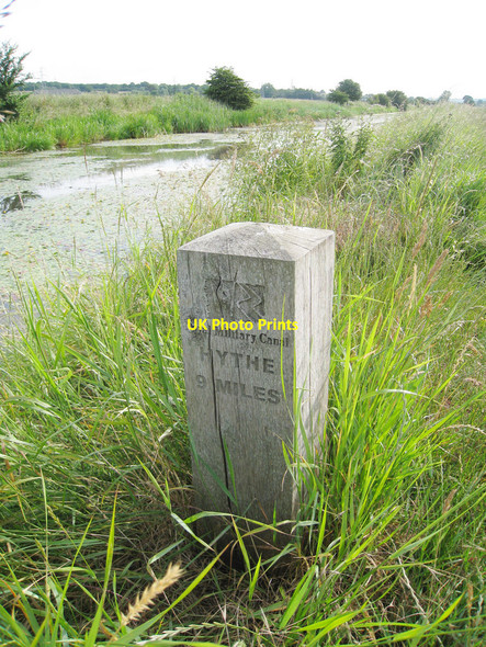Photo 6"x4" 9 Miles to Hythe, Royal Military Canal Hamstreet c2010