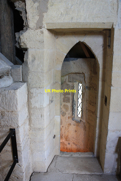 Photo 6"x4" Exit from the Priest's Chamber, St Bartholomew's Churchdown c2010
