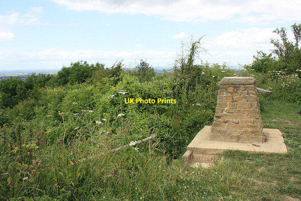 Photo 6"x4" Churchdown Hill Trig Point (155m) Hucclecote c2010
