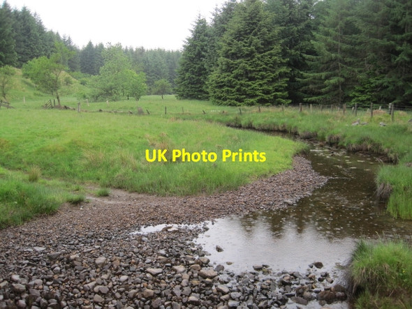 Photo 6"x4" Blacka Burn Stonehaugh c2010